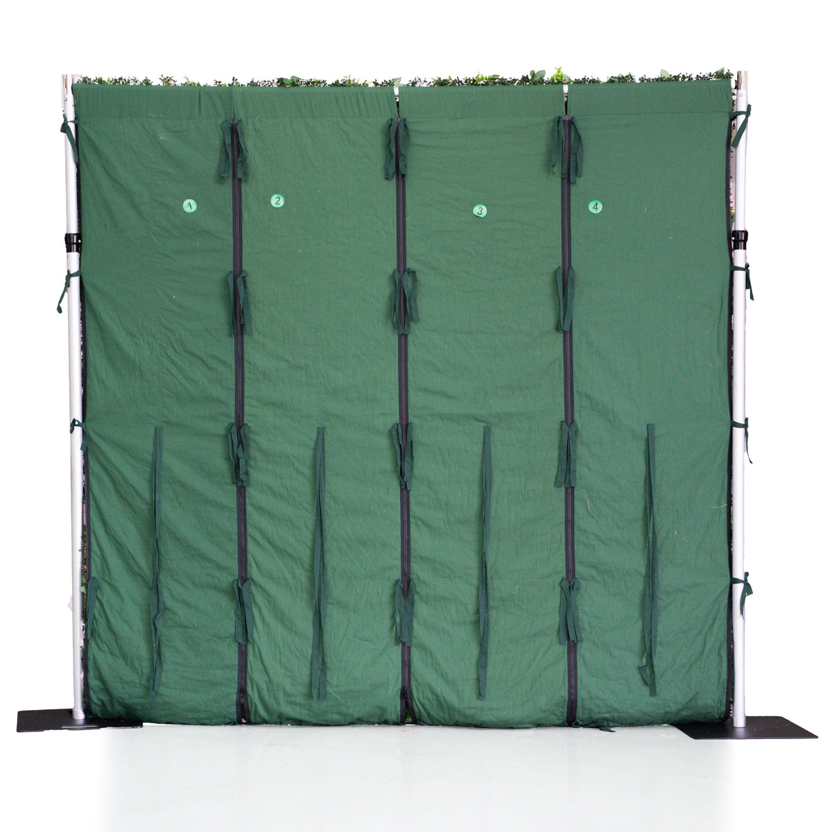 Lin:2D Fabric Artificial rolling up curtain flower wall 8ft x 8ft for weddings and events decoration Free Shipping
