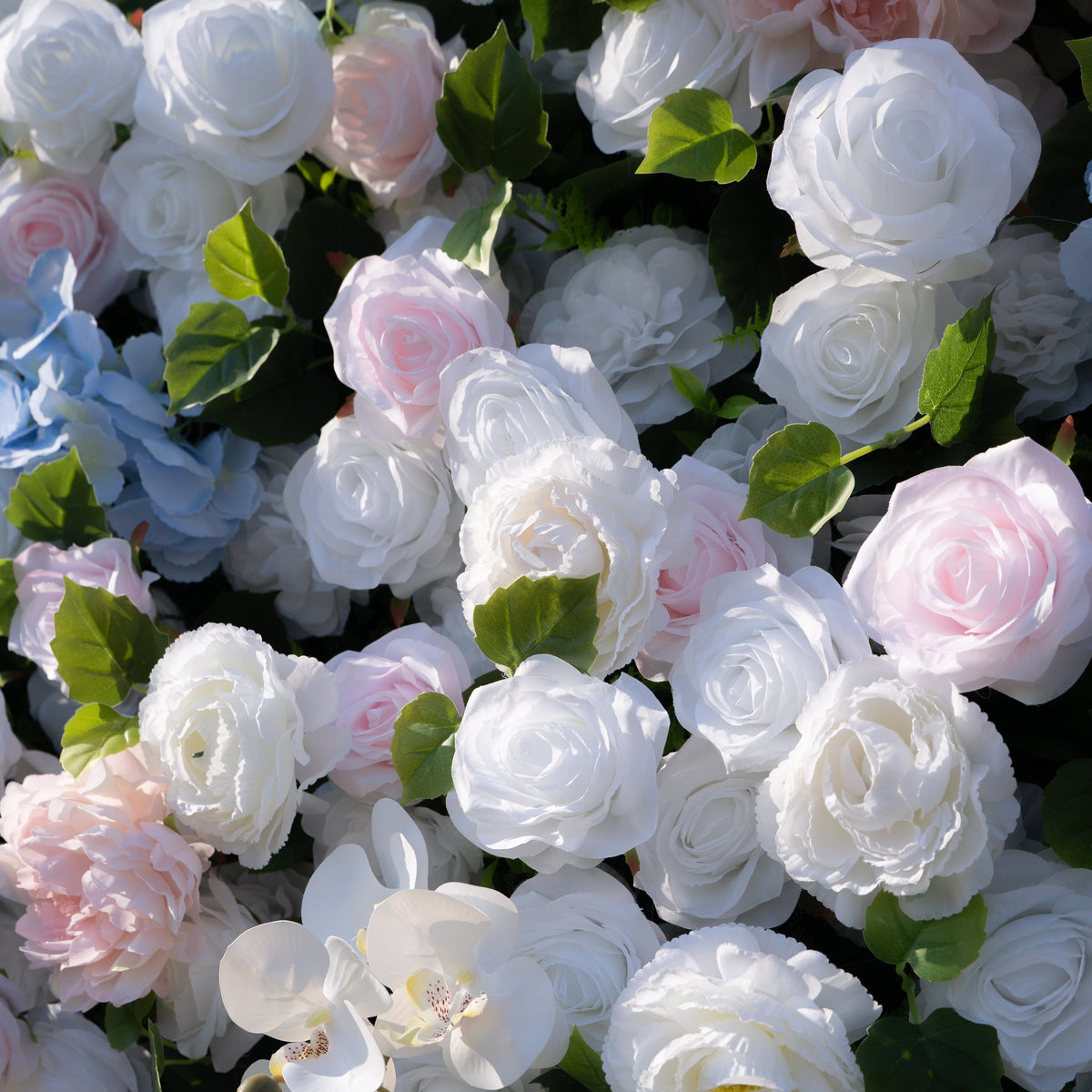 Serene: 3D Layered Flower Wall - Luxury Silk Rolling Backdrop (In US Stock 5-7 Days Delivered) Free Shipping