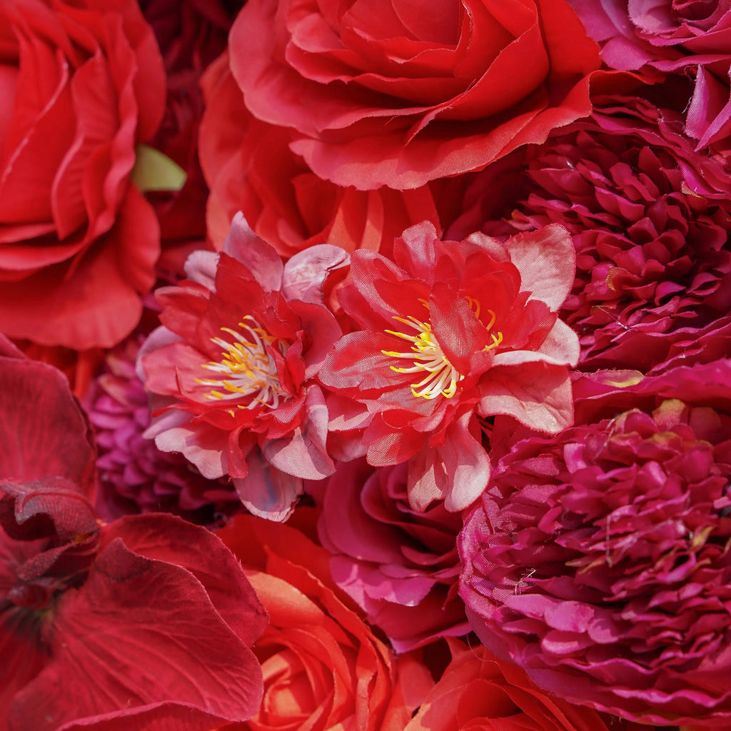 Esther：5D Fabric Artificial rolling up curtain flower wall Free Shipping