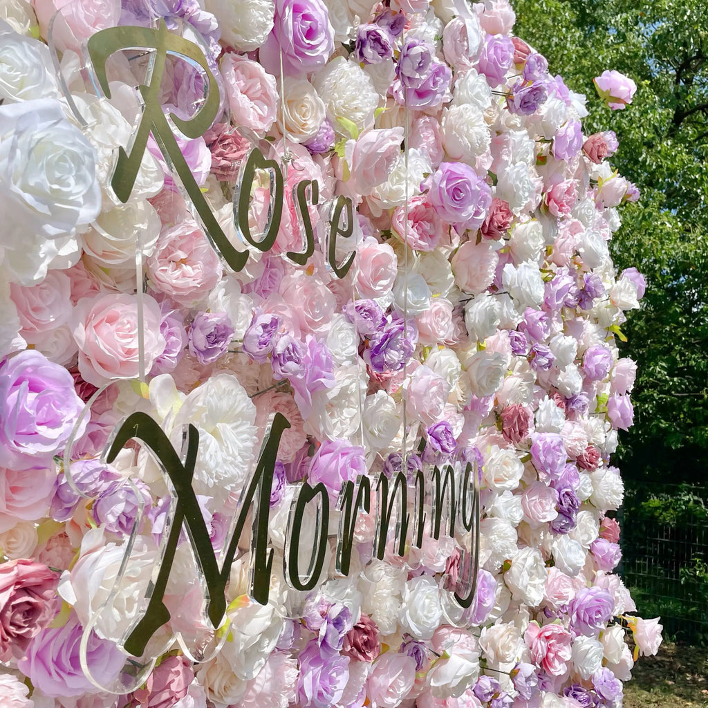 Memory：5D  Fabric Artificial rolling up curtain flower wall Free Shipping