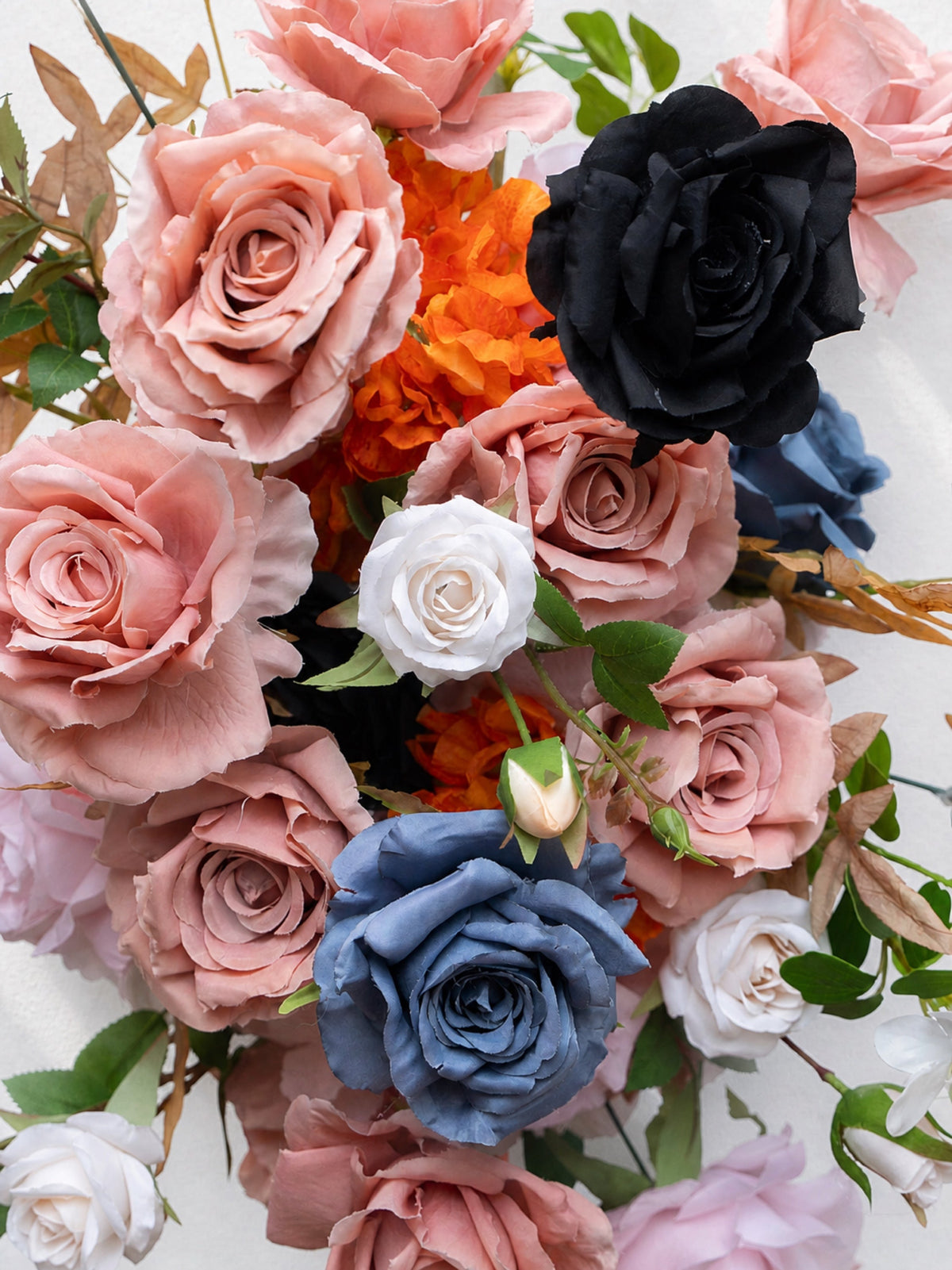Sienna 2026 New Design Warm Orange & Blue Hanging Floral Arrangement Free Shipping