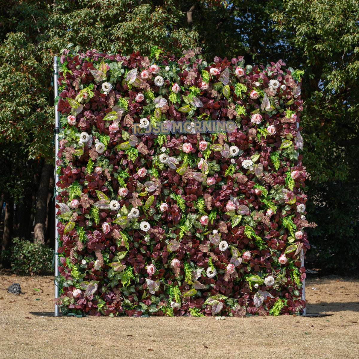 Adelaide：4D Fabric Artificial rolling up curtain flower wall Free Shipping