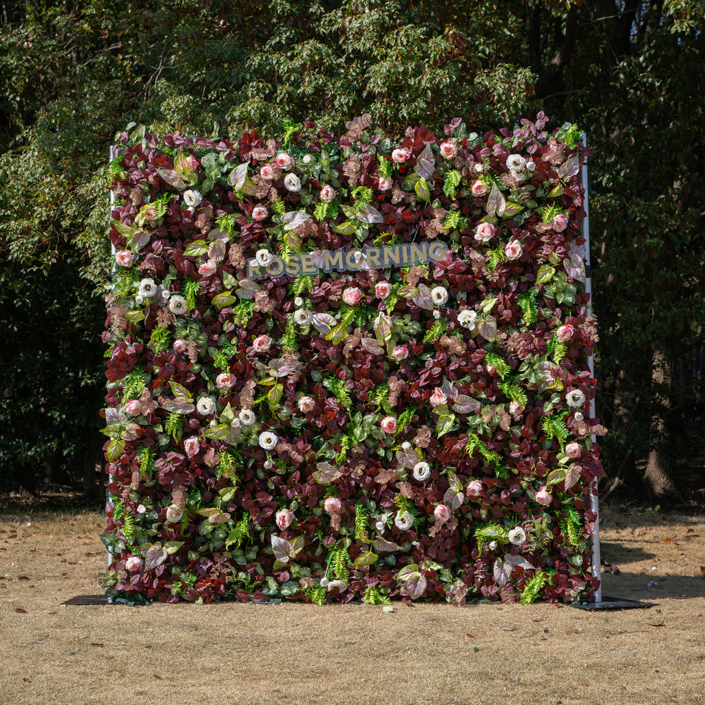 Adelaide：4D Fabric Artificial rolling up curtain flower wall Free Shipping