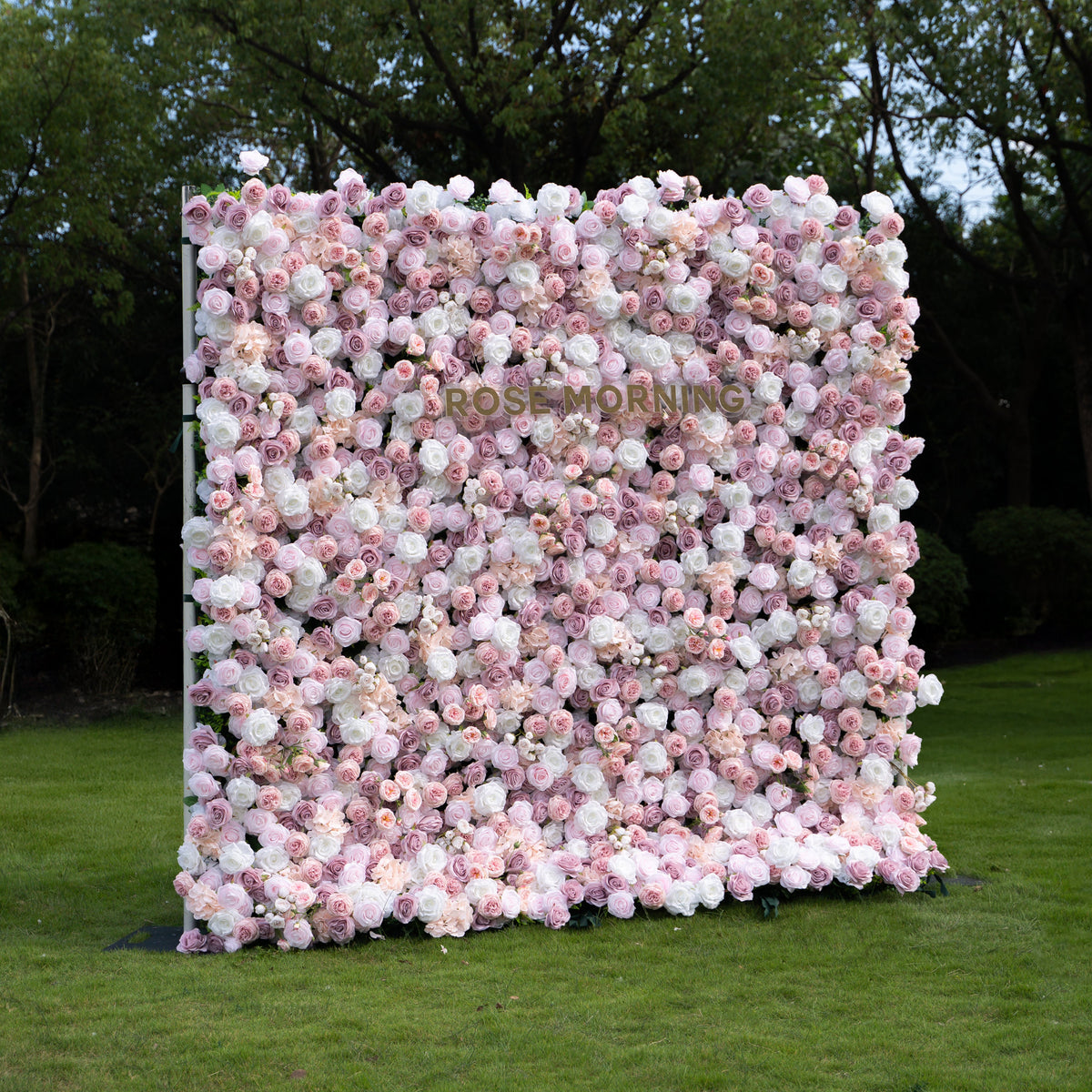 Blessed：5D Fabric Artificial rolling up curtain flower wall Free Shipping