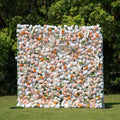 Eden：4D Fabric Artificial zip up curtain flower wall 8ft*8ft Free Shipping