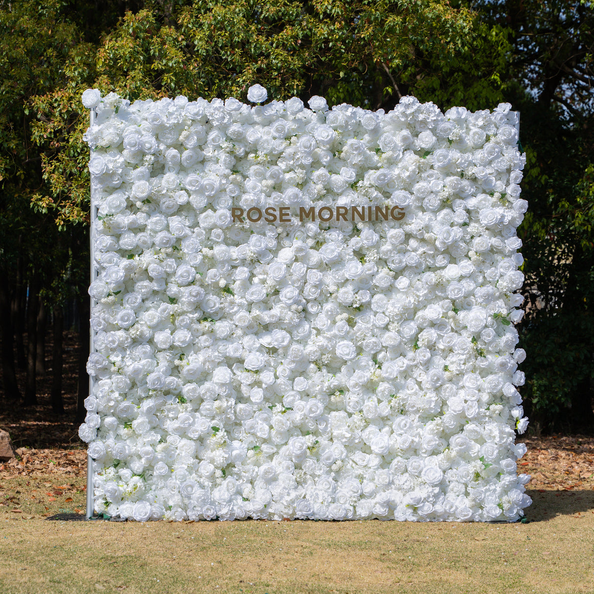 Felicity：5D Fabric Artificial rolling up curtain flower wall (Ready to ship) Free Shipping