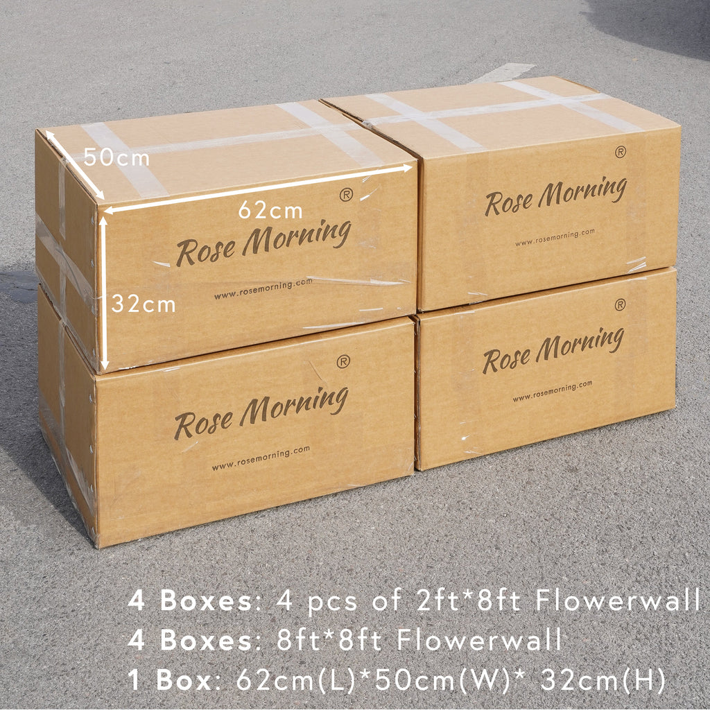 Olive:  5D Fabric Artificial Flower Wall Rolling Up Curtain Flower Wall R016 - 8ft*8ft Rose Morning