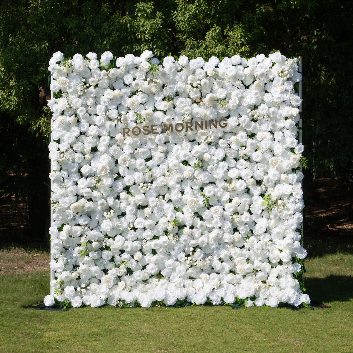 Friday - White Popular 5D Fabric Roll Up Flower Wall for Wedding Party Event Backdrop Free Shipping