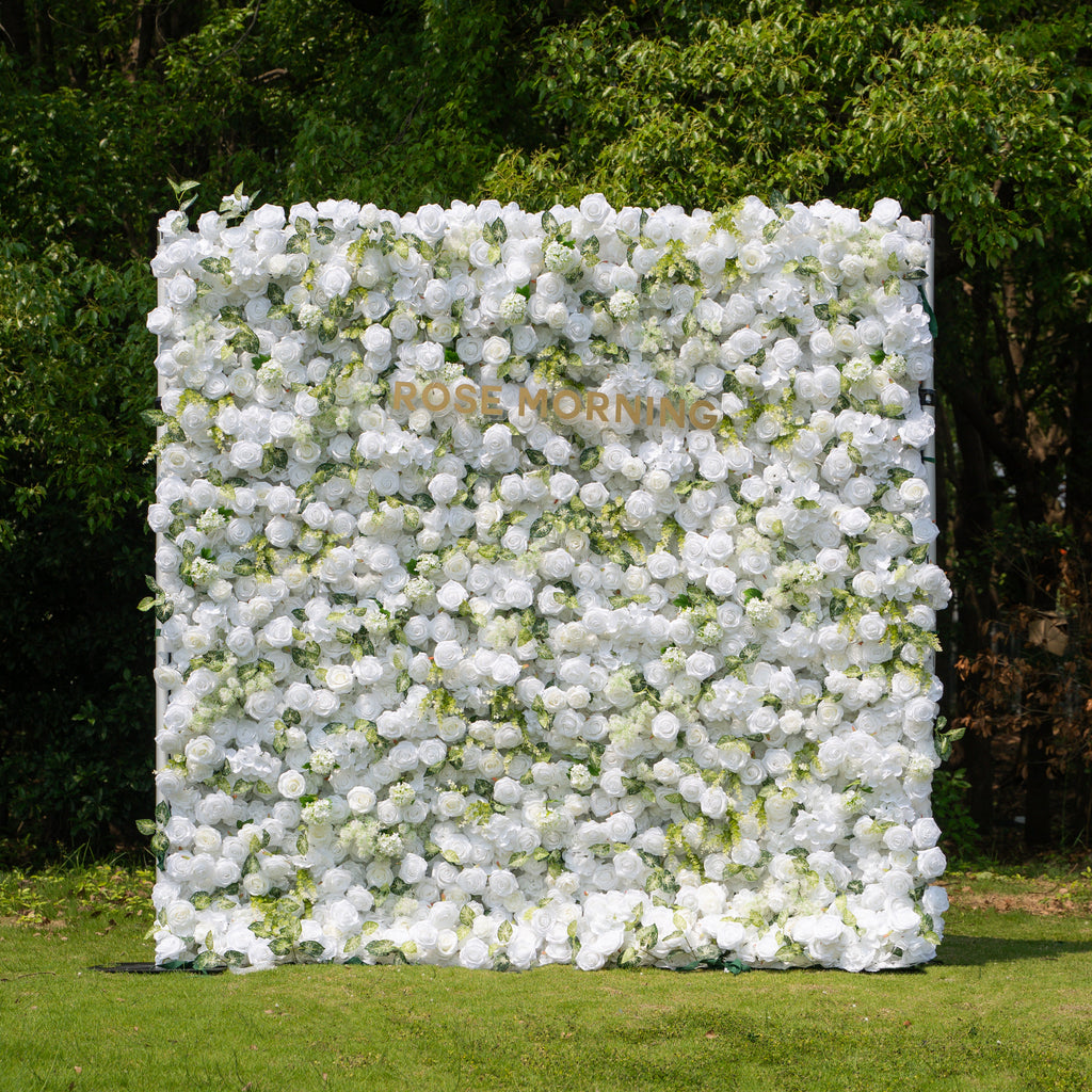 Icing ：3D Fabric Artificial rolling up curtain flower wall Free Shipping