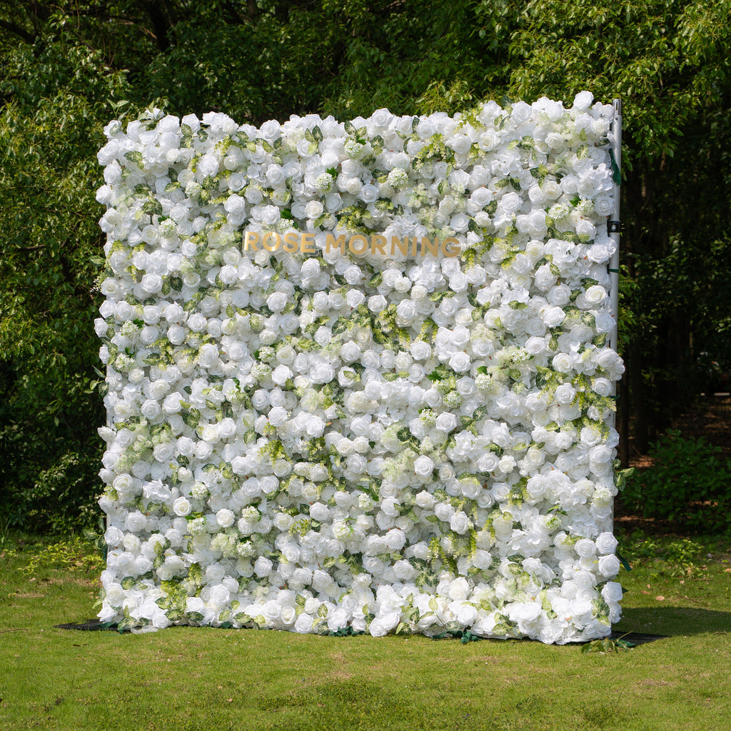 Icing ：3D Fabric Artificial rolling up curtain flower wall Free Shipping
