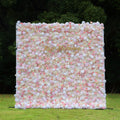 Rose Morning¡°The flower walls are made of artificial flowers in various colors, layered at different levels to create a lush, elegant and natural look. The exclusive zipper design and roll-up design make it easy to install and remove.¡±