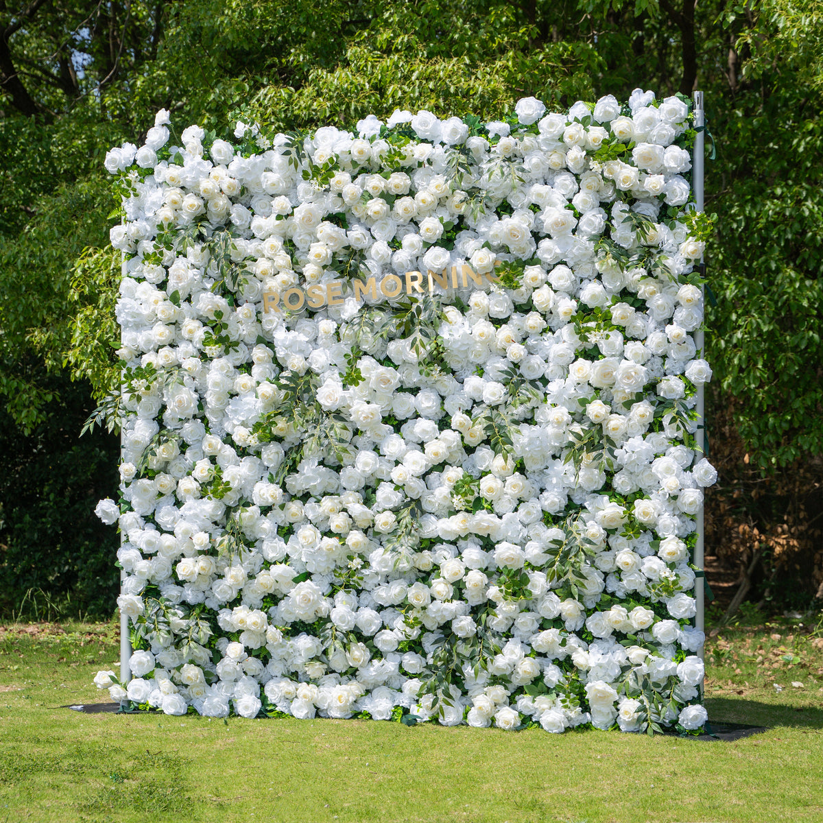 Moonlight：3D Fabric Artificial rolling up curtain flower wall Free Shipping