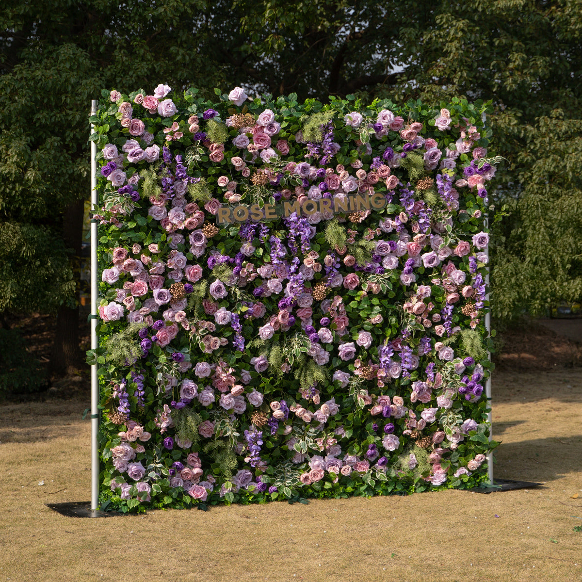Morado：3D Fabric Artificial rolling up curtain flower wall Free Shipping