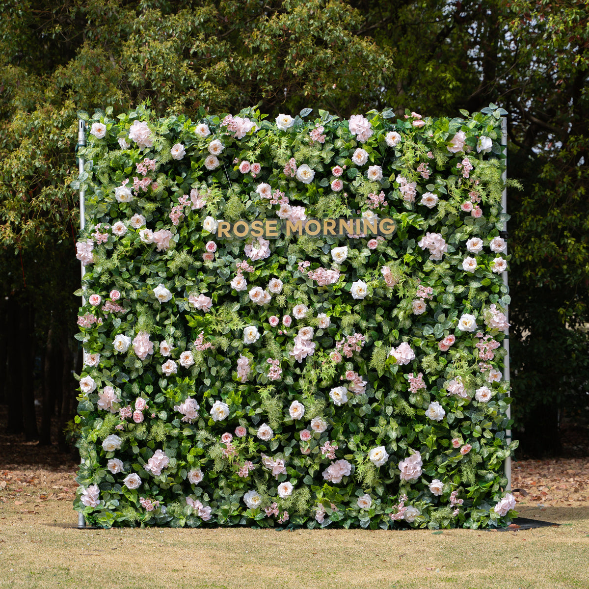 Simona：5D Fabric Artificial rolling up curtain flower wall Free Shipping
